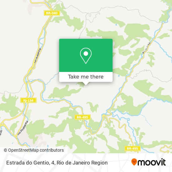 Estrada do Gentio, 4 map