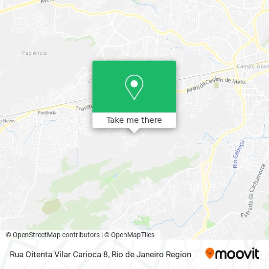 Rua Oitenta Vilar Carioca 8 map