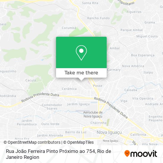 Rua João Ferreira Pinto Próximo ao 754 map