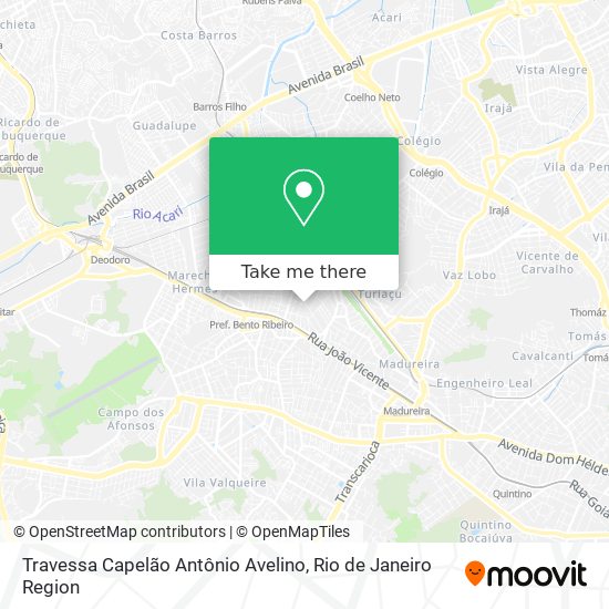 Travessa Capelão Antônio Avelino map