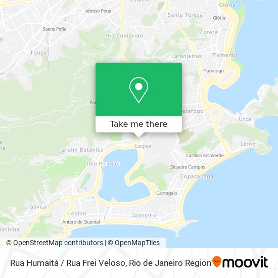 Mapa Rua Humaitá / Rua Frei Veloso