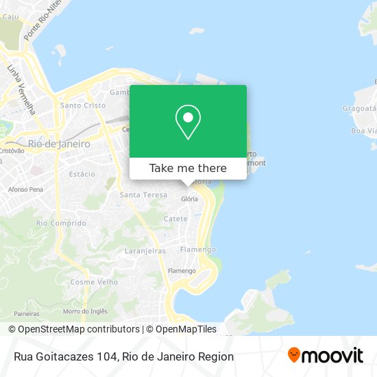 Mapa Rua Goitacazes 104