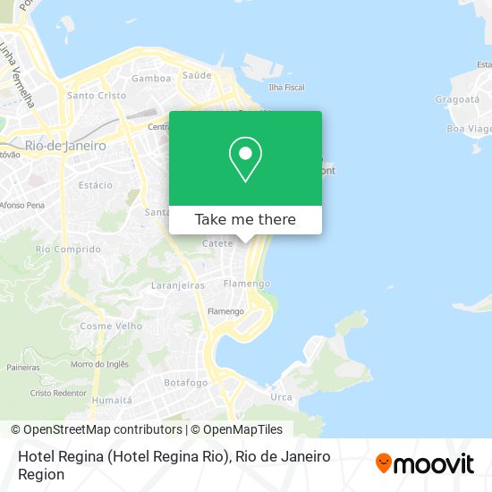 Mapa Hotel Regina (Hotel Regina Rio)