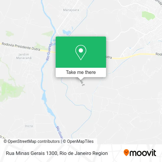 Rua Minas Gerais 1300 map