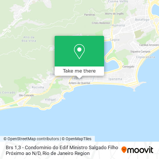 Brs 1,3 - Condomínio do Edif Ministro Salgado Filho Próximo ao N / D map