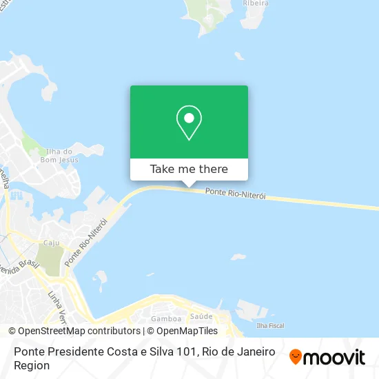 Ponte Presidente Costa e Silva 101 map