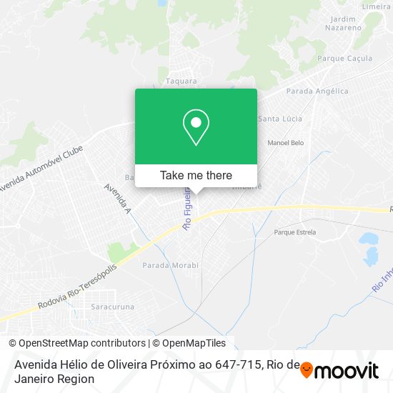 Avenida Hélio de Oliveira Próximo ao 647-715 map
