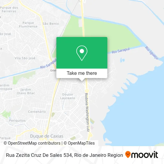 Rua Zezita Cruz De Sales 534 map