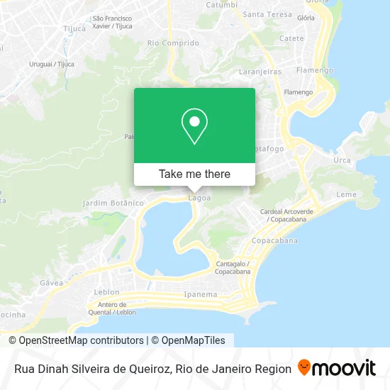 Rua Dinah Silveira de Queiroz map