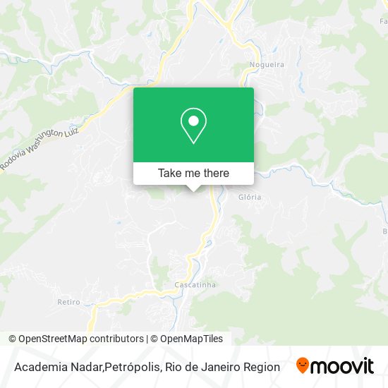 Academia Nadar,Petrópolis map