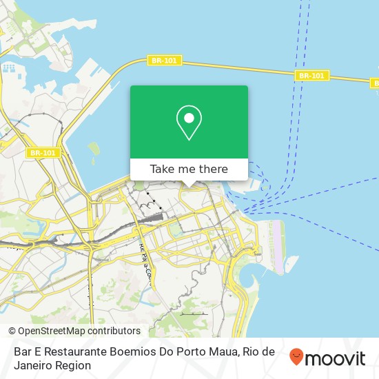 Mapa Bar E Restaurante Boemios Do Porto Maua
