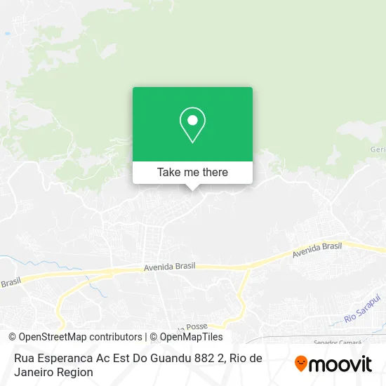 Rua Esperanca Ac Est Do Guandu 882 2 map