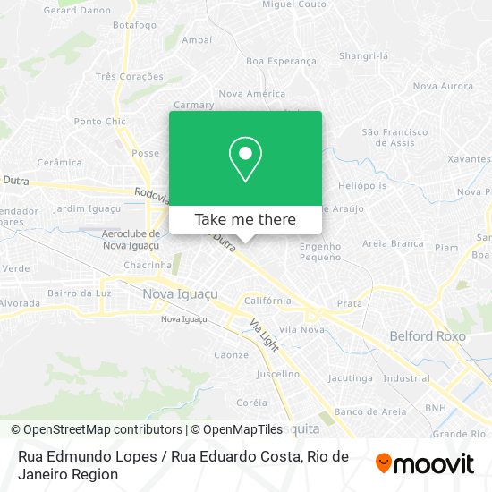 Mapa Rua Edmundo Lopes / Rua Eduardo Costa