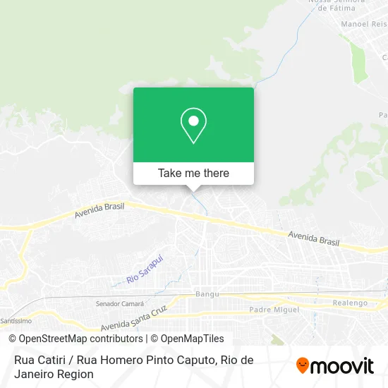Rua Catiri / Rua Homero Pinto Caputo map
