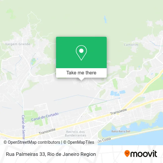 Rua Palmeiras 33 map
