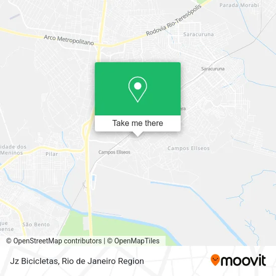 Jz Bicicletas map