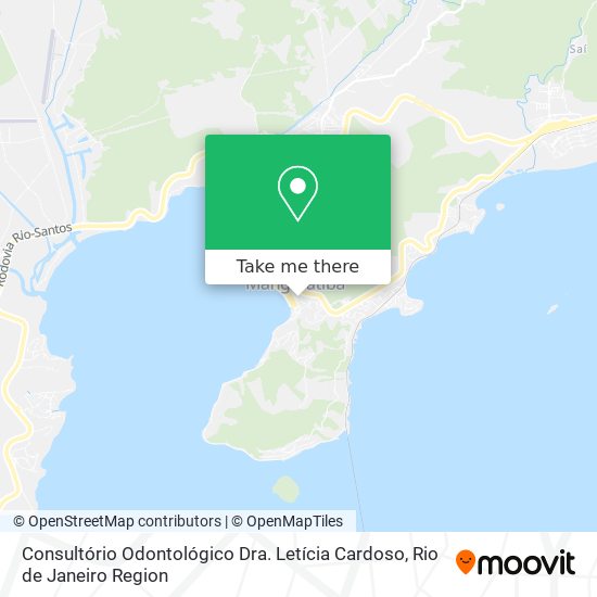 Mapa Consultório Odontológico Dra. Letícia Cardoso