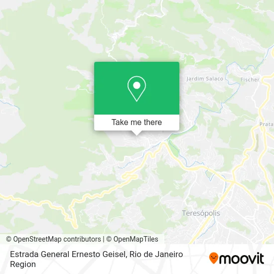 Estrada General Ernesto Geisel map