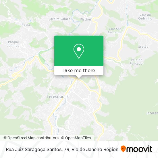 Mapa Rua Juiz Saragoça Santos, 79
