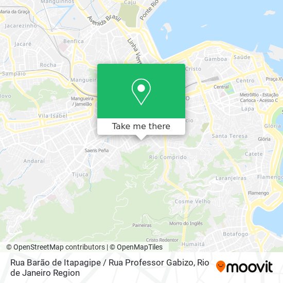 Rua Barão de Itapagipe / Rua Professor Gabizo map