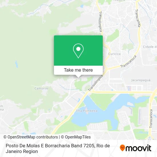 Posto De Molas E Borracharia Band 7205 map