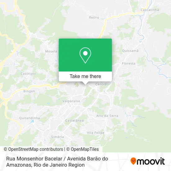 Rua Monsenhor Bacelar / Avenida Barão do Amazonas map