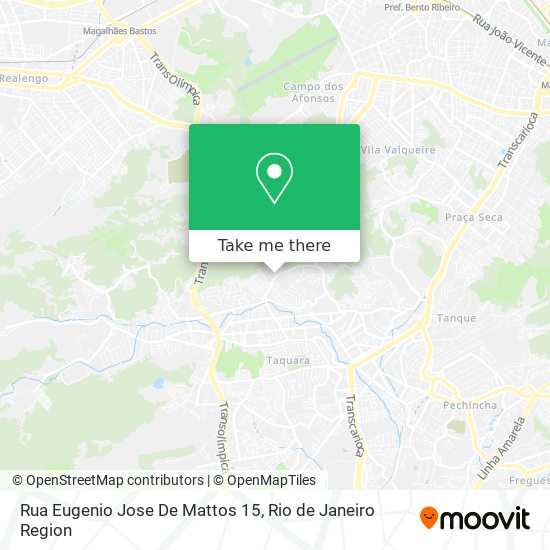 Rua Eugenio Jose De Mattos 15 map