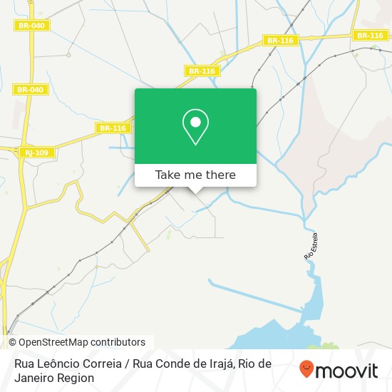 Mapa Rua Leôncio Correia / Rua Conde de Irajá