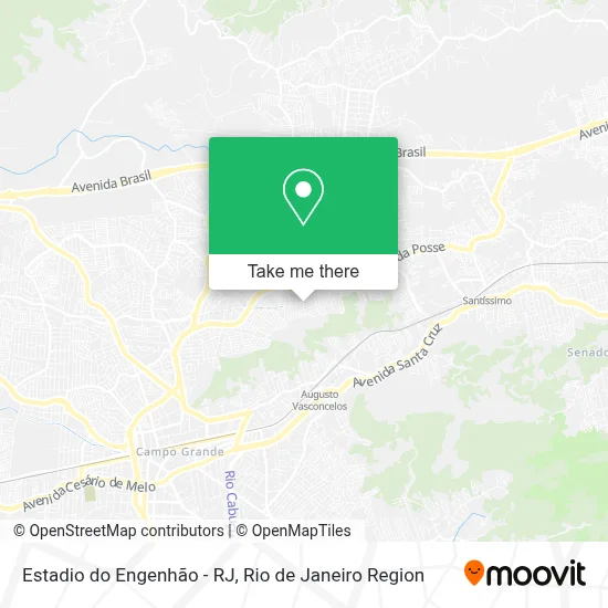 Estadio do Engenhão - RJ map