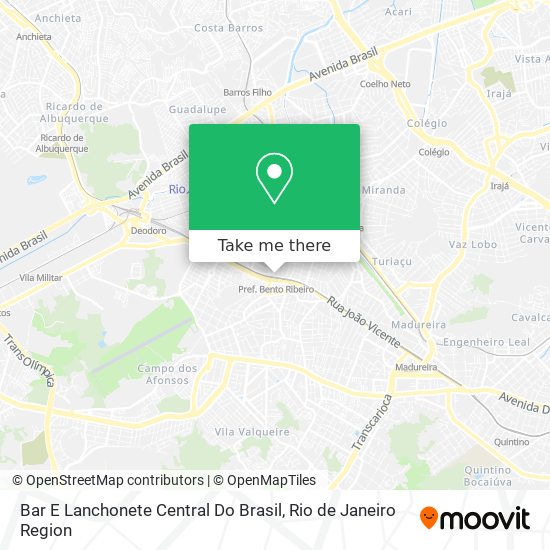 Bar E Lanchonete Central Do Brasil map