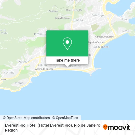 Everest Rio Hotel map
