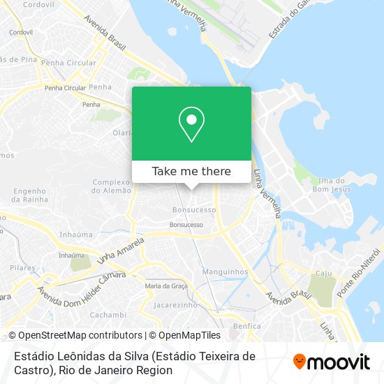 Estádio Leônidas da Silva (Estádio Teixeira de Castro) map