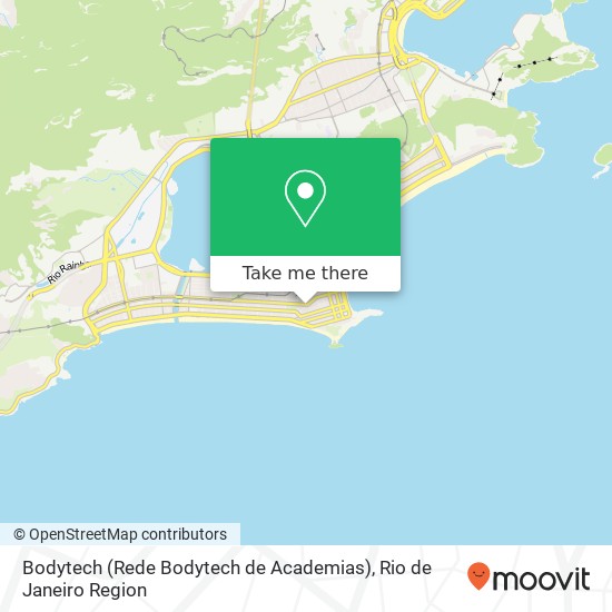 Mapa Bodytech (Rede Bodytech de Academias)