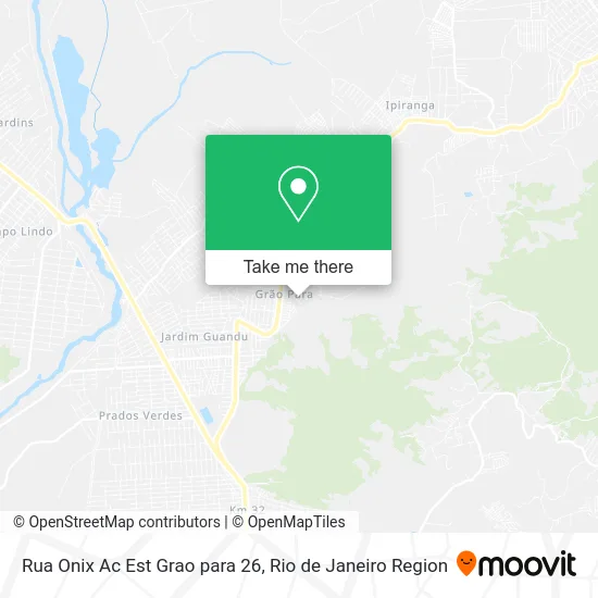 Rua Onix Ac Est Grao para 26 map
