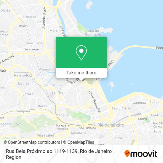 Rua Bela Próximo ao 1119-1139 map