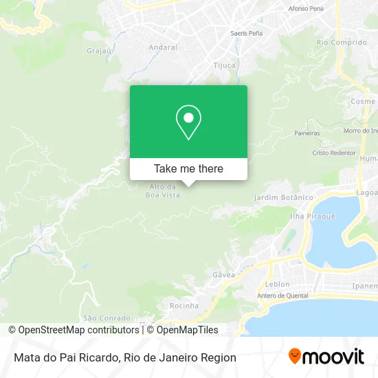 Mata do Pai Ricardo map