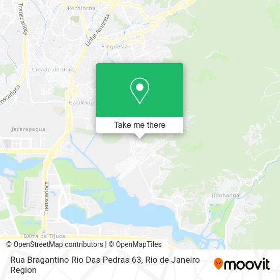 Rua Bragantino Rio Das Pedras 63 map
