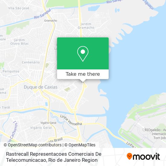 Rastrecall Representacoes Comerciais De Telecomunicacao map