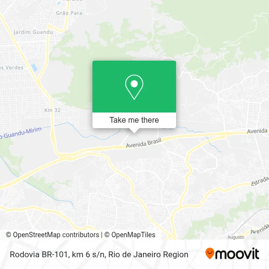 Rodovia BR-101, km 6 s/n map