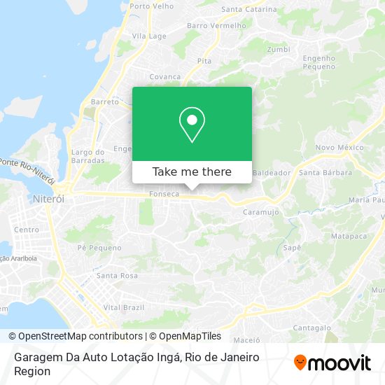 Mapa Garagem Da Auto Lotação Ingá