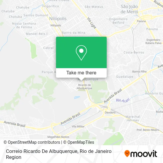 Correio Ricardo De Albuquerque map