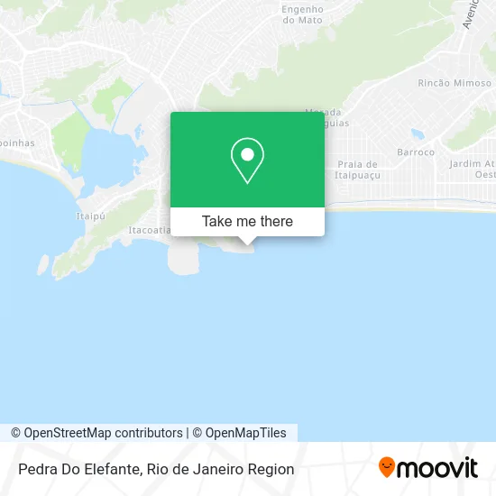 Pedra Do Elefante map