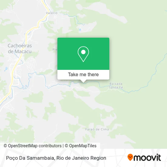 Poço Da Samambaia map