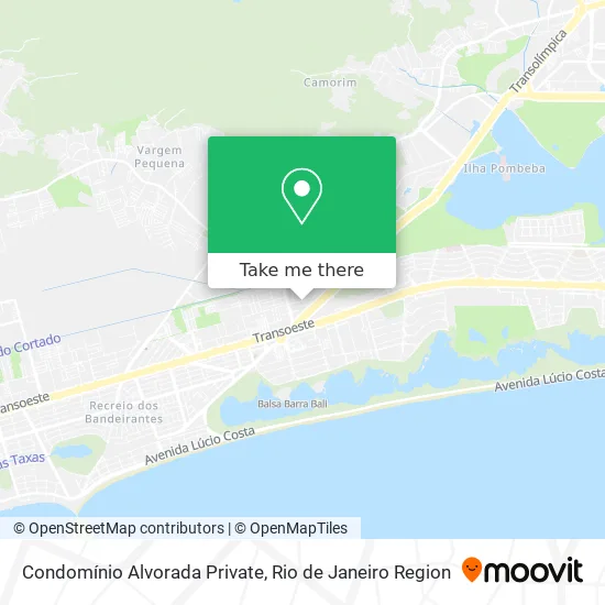 Condomínio Alvorada Private map