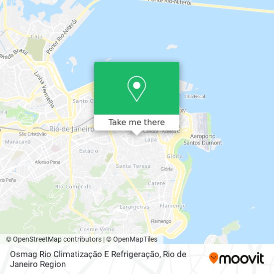 Osmag Rio Climatização E Refrigeração map