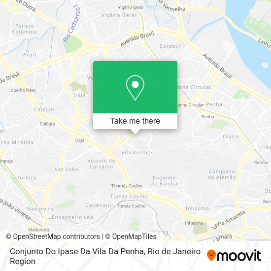 Conjunto Do Ipase Da Vila Da Penha map
