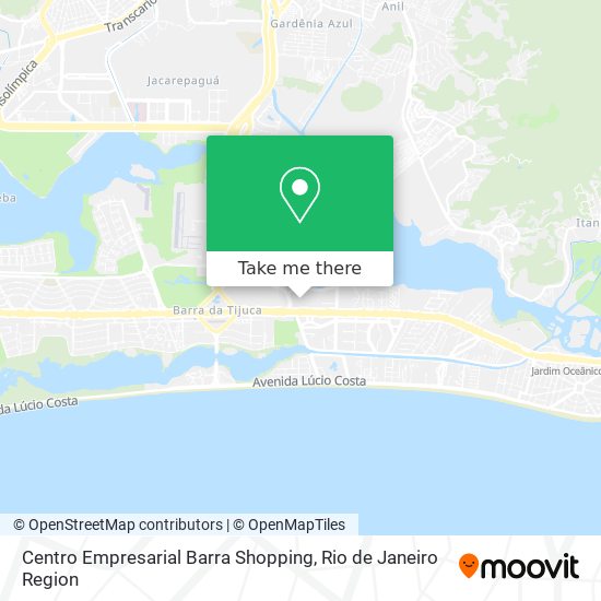 Centro Empresarial Barra Shopping map