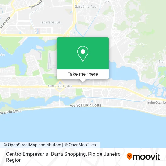 Centro Empresarial Barra Shopping map