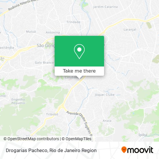 Drogarias Pacheco map