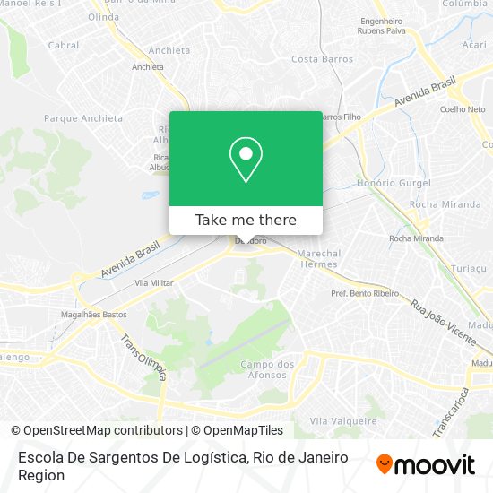 Escola De Sargentos De Logística map